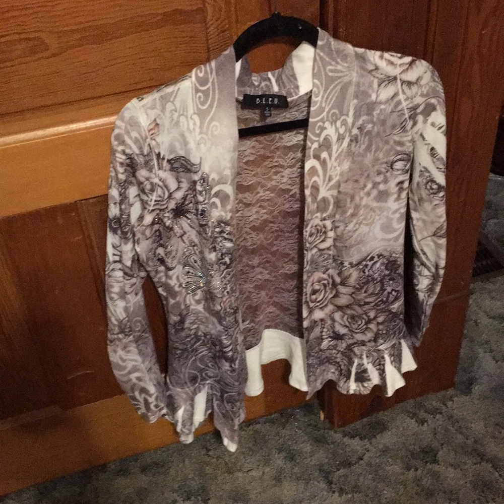 ❤️Bling Cardigan Laced Back❤️